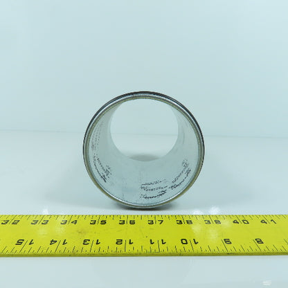 4" Quick Clamp Rolled Edge Galvanized Steel Duct Pipe 5-3/4" OAL