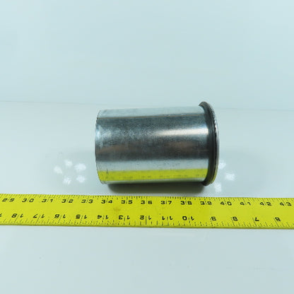 4" Quick Clamp Rolled Edge Galvanized Steel Duct Pipe 5-3/4" OAL