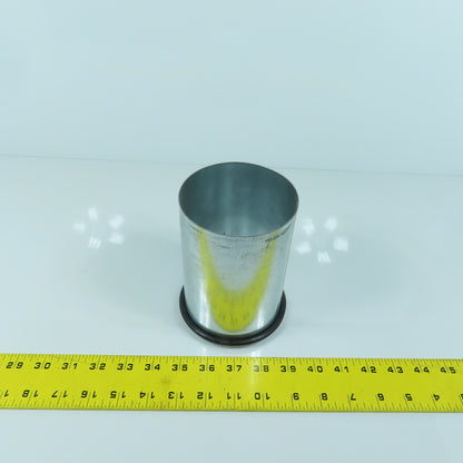 4" Quick Clamp Rolled Edge Galvanized Steel Duct Pipe 5-3/4" OAL
