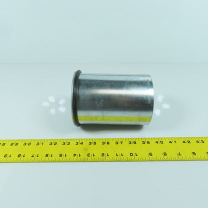 4" Quick Clamp Rolled Edge Galvanized Steel Duct Pipe 5-3/4" OAL