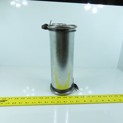 4" Quick Clamp Rolled Edge Galvanized Steel Duct Pipe Coupling 11-1/2" OAL