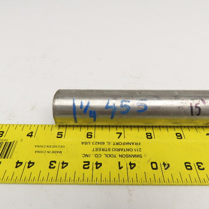 1-1/4" Diameter 455 Stainless Steel Non Heat Treated Round Bar Stock 15"