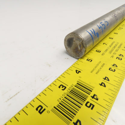 1-1/4" Diameter 455 Stainless Steel Non Heat Treated Round Bar Stock 15"