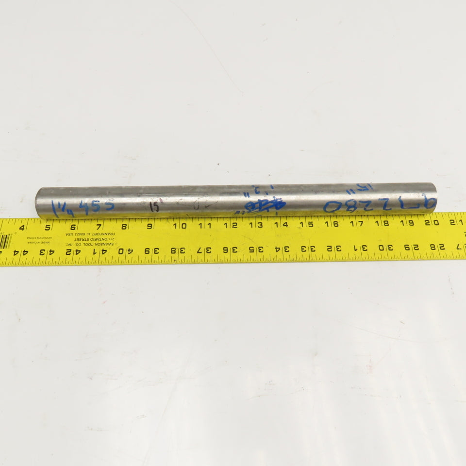 1-1/4" Diameter 455 Stainless Steel Non Heat Treated Round Bar Stock 15"