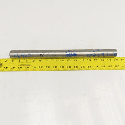 1-1/4" Diameter 455 Stainless Steel Non Heat Treated Round Bar Stock 15"
