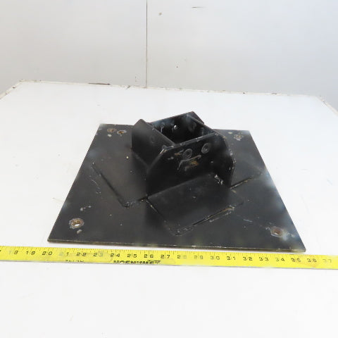Custom Vertical Mount Floor Plate For 3-1/2x3-1/2" Extrusion Profile 80/20 Style