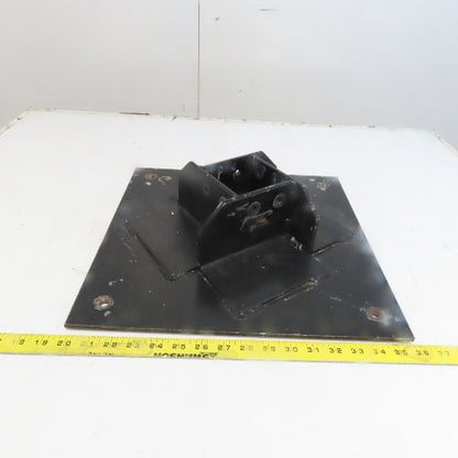 Custom Vertical Mount Floor Plate For 3-1/2x3-1/2" Extrusion Profile 80/20 Style