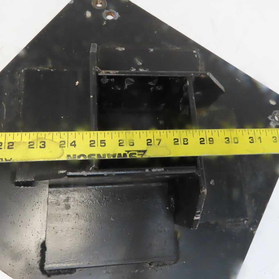 Custom Vertical Mount Floor Plate For 3-1/2x3-1/2" Extrusion Profile 80/20 Style