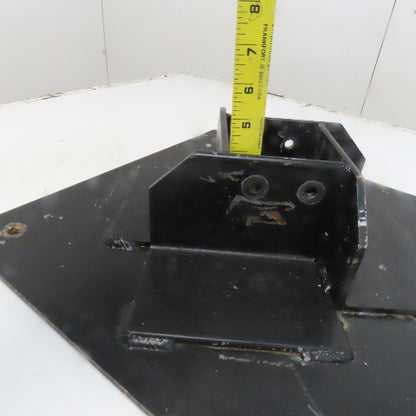 Custom Vertical Mount Floor Plate For 3-1/2x3-1/2" Extrusion Profile 80/20 Style