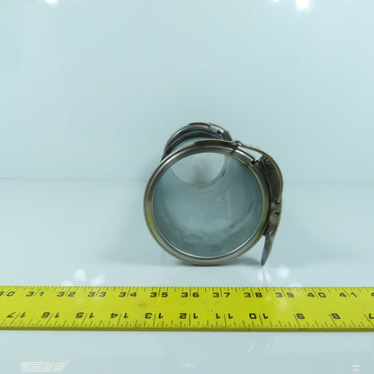 4" Quick Clamp Rolled Edge Galvanized Steel Duct Pipe Coupling 11-3/4" OAL