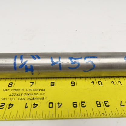 1-1/4" Diameter 455 Stainless Steel Non Heat Treated Round Bar Stock 20"