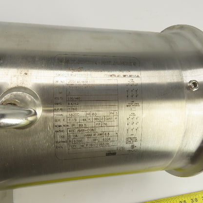 Baldor VSSEWDM3611T 3HP AC Electric Washdown Motor 1760RPM 230/460V 3PH 182TC Fr