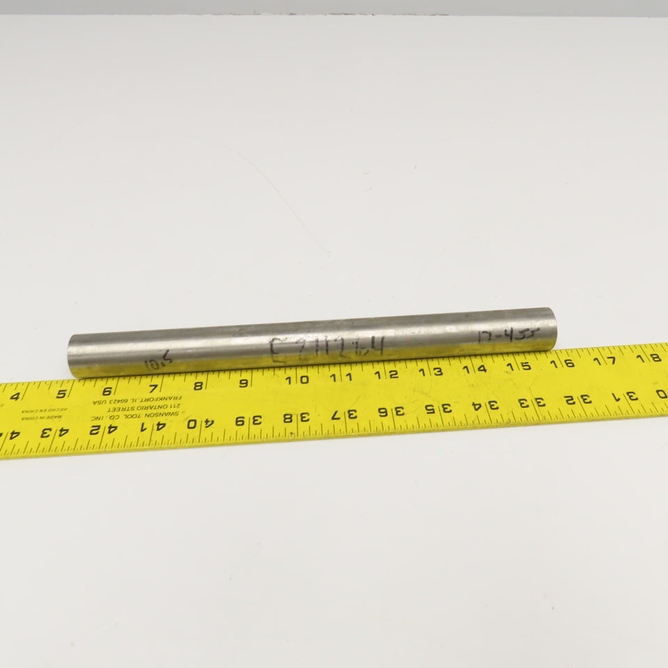 1" Diameter 17-4 Stainless Steel Non Heat Treated Round Bar Stock 10-1/2"