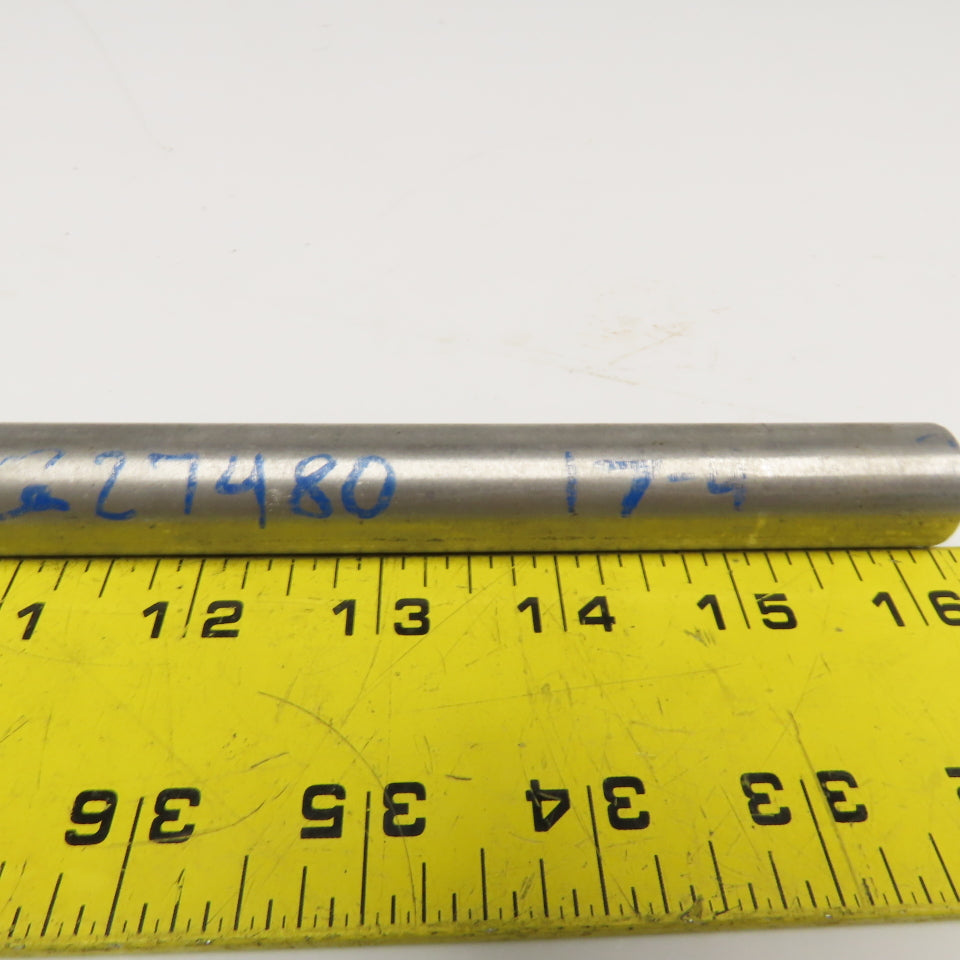 3/4" Diameter 17-4 Stainless Steel Non Heat Treated Round Bar Stock 10-1/2"