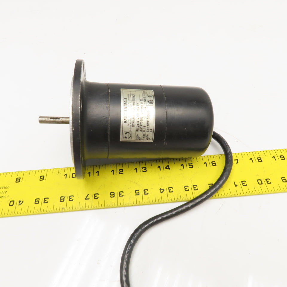 Radio-Energie RE 0444 N1CB 60V EG Tachometer 10000Tr/Min 7mm Shaft