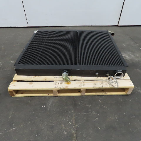 44" x 38" Microchannel Heat Exchanger Radiator 2" ORB (-32) 175PSI 250°F