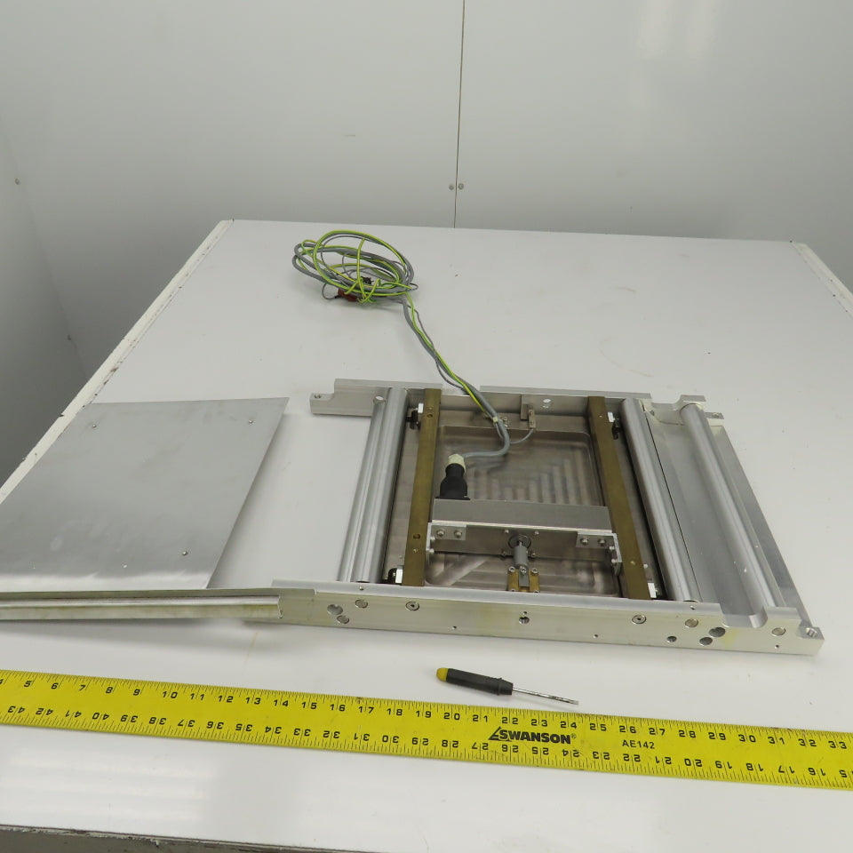 Berger RDM545/100LTA Custom 13" x 12-3/4" Horizontal Actuator Slide Roller Plate