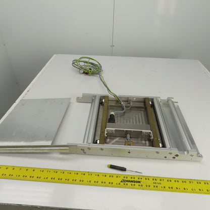 Berger RDM545/100LTA Custom 13" x 12-3/4" Horizontal Actuator Slide Roller Plate