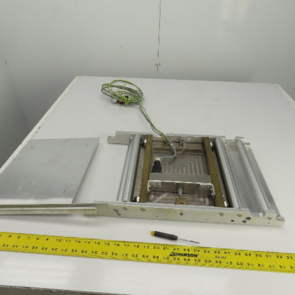 Berger RDM545/100LTA Custom 13" x 12-3/4" Horizontal Actuator Slide Roller Plate