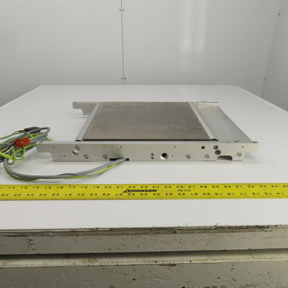 Berger RDM545/100LTA Custom 13" x 12-3/4" Horizontal Actuator Slide Roller Plate