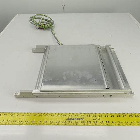 Berger RDM545/100LTA Custom 13" x 12-3/4" Horizontal Actuator Slide Roller Plate