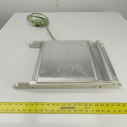 Berger RDM545/100LTA Custom 13" x 12-3/4" Horizontal Actuator Slide Roller Plate