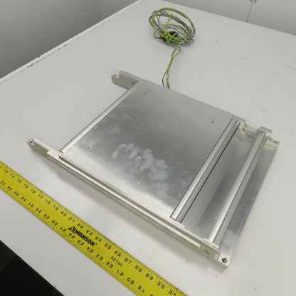 Berger RDM545/100LTA Custom 13" x 12-3/4" Horizontal Actuator Slide Roller Plate