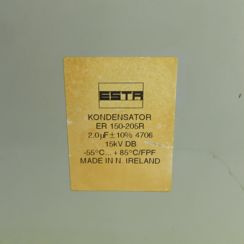 ESTR ER 150-205R 2.0uF+10% Capacitor 15kV