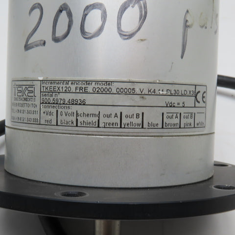 Tekel TKEEX120.FRE.02000.0005.V.K4.11.PL30.LD.X38 Incremental Encoder 5VDC