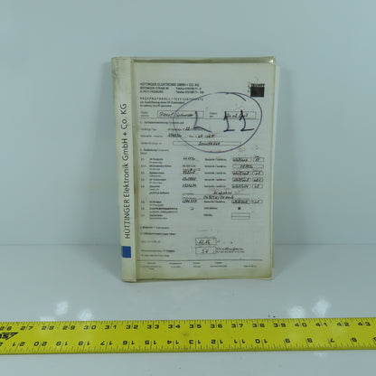 Huttinger Trumpf IS 22/13560 LS3 A3483A HF Generator Manual