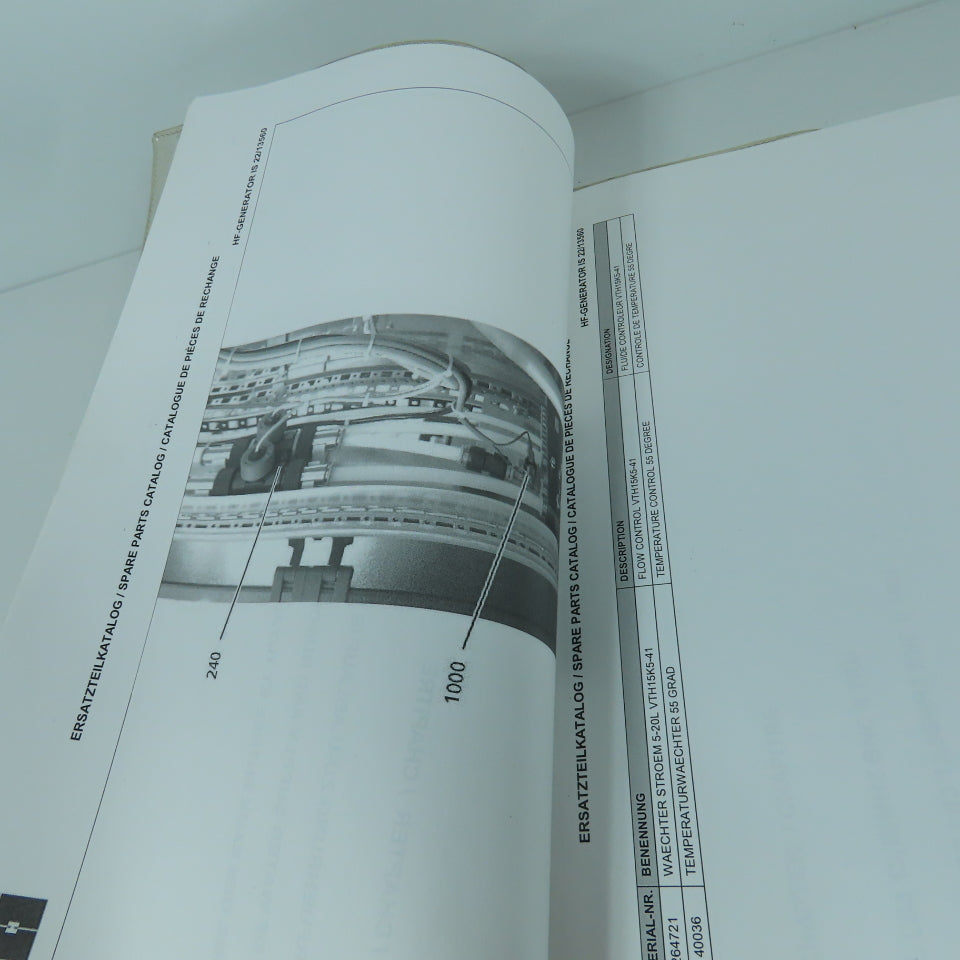 Huttinger Trumpf IS 22/13560 LS3 Spare Parts Catalogue