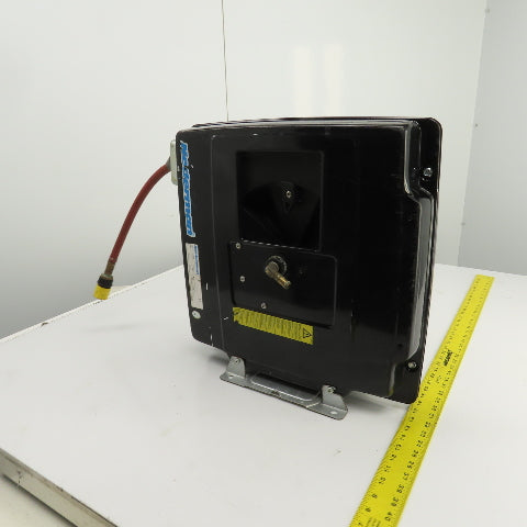 Nederman 3/8" x 48' Industrial Spring Return Self Retracting Hose Reel 215 PSI