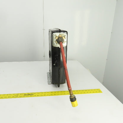 Nederman 3/8" x 48' Industrial Spring Return Self Retracting Hose Reel 215 PSI