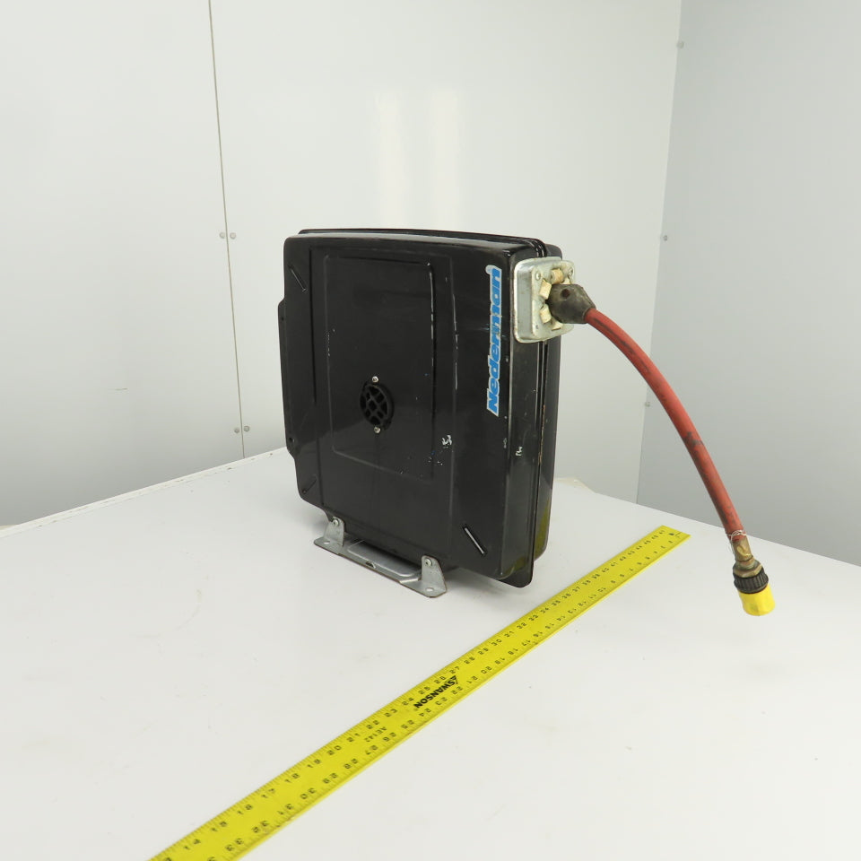 Nederman 3/8" x 48' Industrial Spring Return Self Retracting Hose Reel 215 PSI