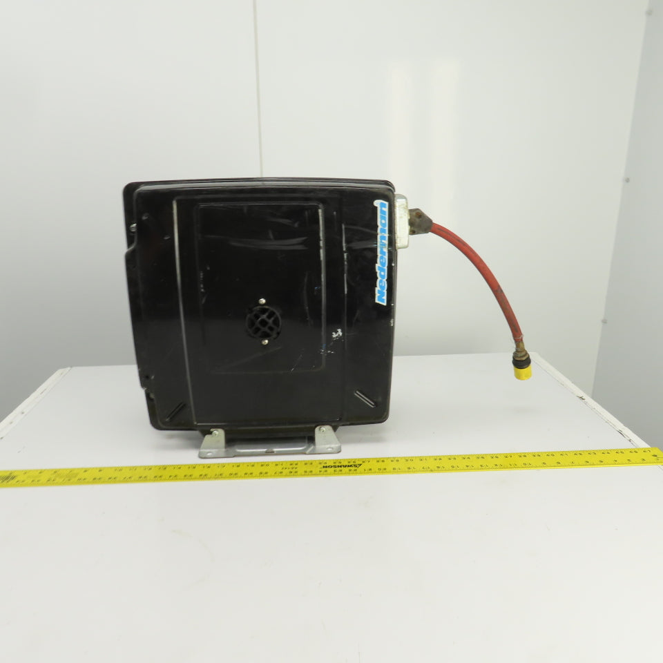 Nederman 3/8" x 48' Industrial Spring Return Self Retracting Hose Reel 215 PSI