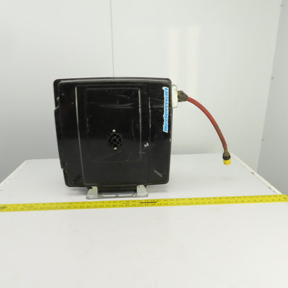 Nederman 3/8" x 48' Industrial Spring Return Self Retracting Hose Reel 215 PSI