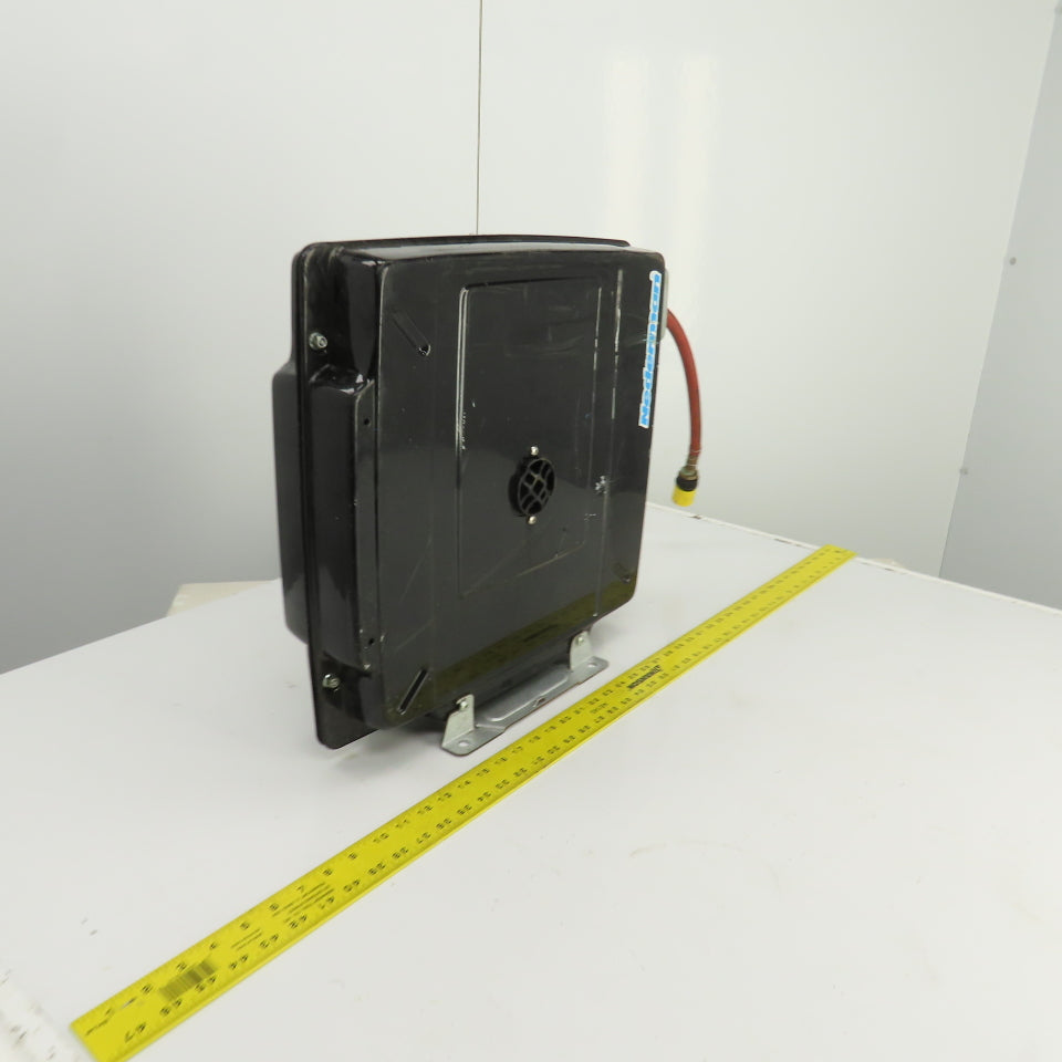 Nederman 3/8" x 48' Industrial Spring Return Self Retracting Hose Reel 215 PSI