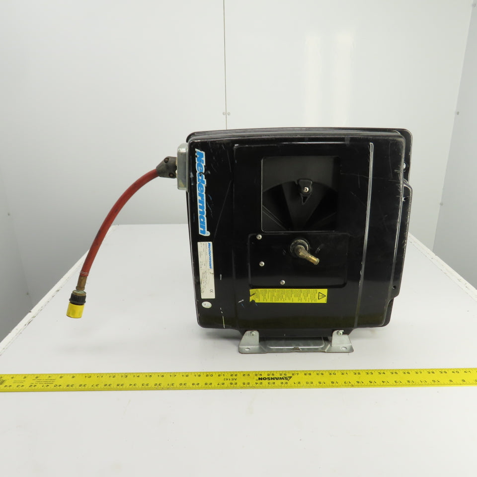 Nederman 3/8" x 48' Industrial Spring Return Self Retracting Hose Reel 215 PSI