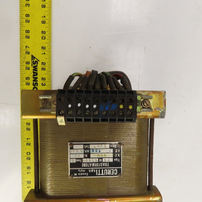 Cerutti Type TB 0300kVA Transformer Primary 480V Secondary 20/130V 1PH 60HZ
