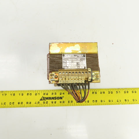 Cerutti Type TB 0114kVA Transformer Primary 480V Secondary 110V 3PH 60HZ