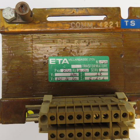 ETA 820P.VA Transformer Pri 480V Sec 130/20V 50/60HZ 1PH
