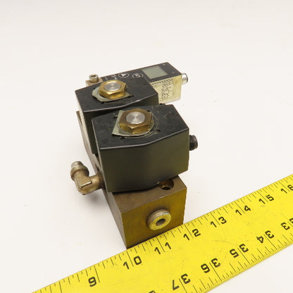 Norgren 9521663381102400 Solenoid Valve Controller 33D Pressure Switch 24V
