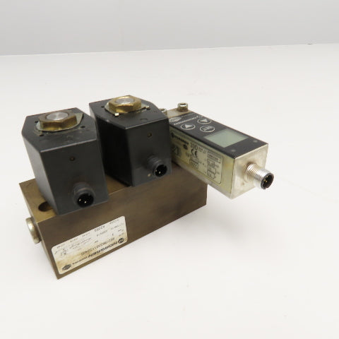 Norgren 9521663381102400 Solenoid Valve Controller 33D Pressure Switch 24V