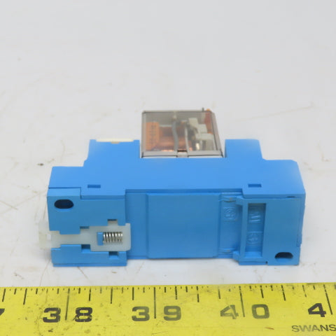 FINDER TYPE 56.32 Relay w/Din Rail Mount Socket 250V 12A