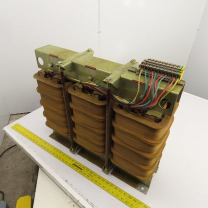 J. Schneider HLAS 38B-960724T1 36kVA Step-Up Transformer Pri 400/480 Sec 7700V
