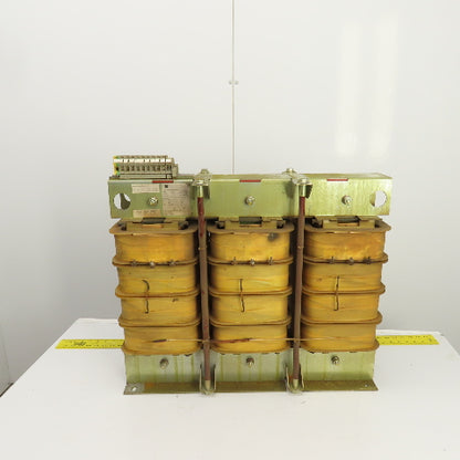 J. Schneider HLAS 38B-960724T1 36kVA Step-Up Transformer Pri 400/480 Sec 7700V