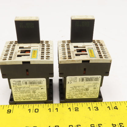 Siemens 3RT1016-2BB41 600V 20A 3Ph 7.5Hp Contactor Motor Starter Lot Of 2