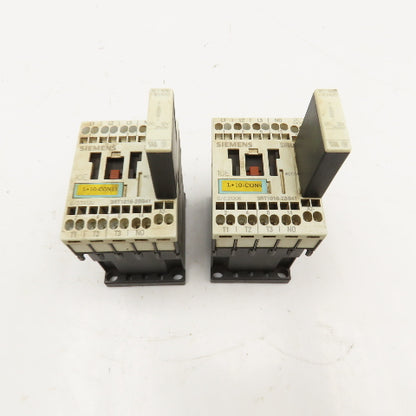 Siemens 3RT1016-2BB41 600V 20A 3Ph 7.5Hp Contactor Motor Starter Lot Of 2