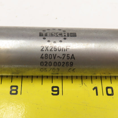 Tesch 020 00269 480V 75A Line Filter 2X250nF