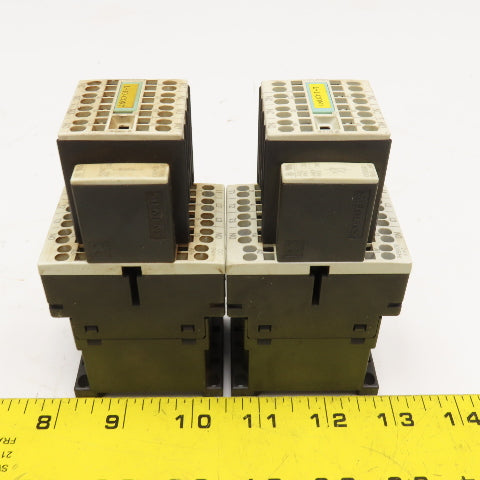 Siemens 3ZX1012-0RH11-1AA1 600V 20A 7.5Hp Motor Starter Contactor Lot Of 2